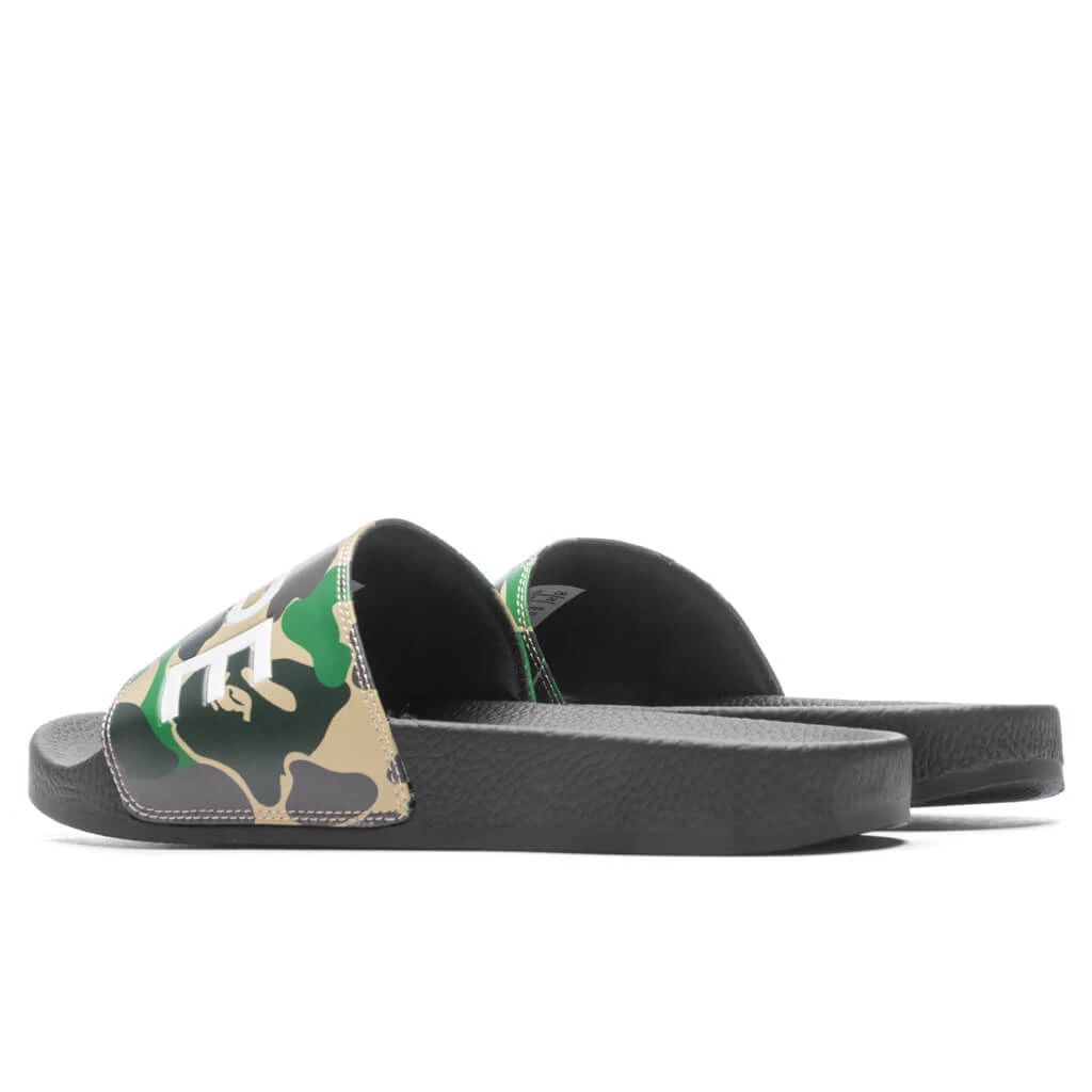 Abc Camo Slide Sandals- Green - Image 4