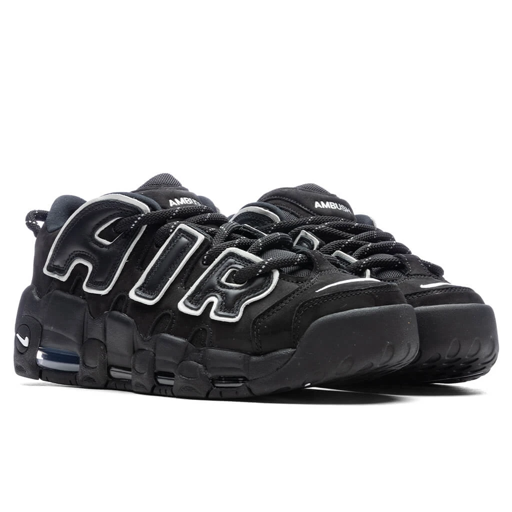 AMBUSH X Nike Air More Uptempo Low SP - Black/White - Image 2
