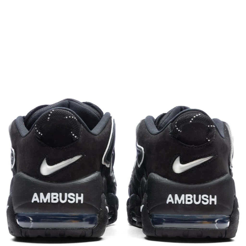 AMBUSH X Nike Air More Uptempo Low SP - Black/White - Image 4