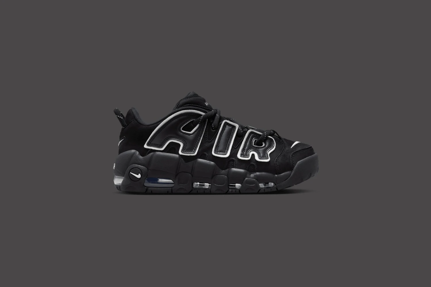 AMBUSH X Nike Air More Uptempo Low SP - Black/White - Image 5