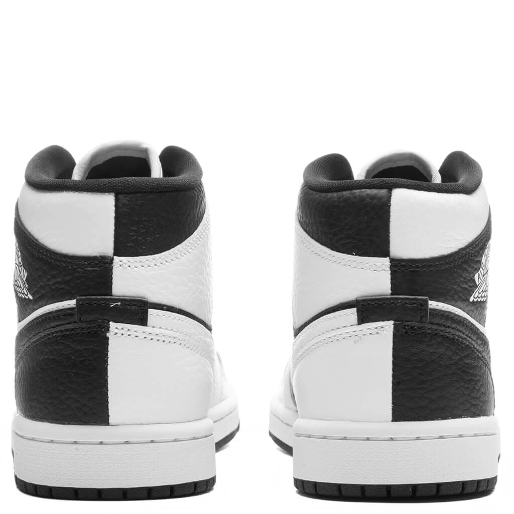 Air Jordan 1 Mid SE Women's - White/Black/White - Image 5