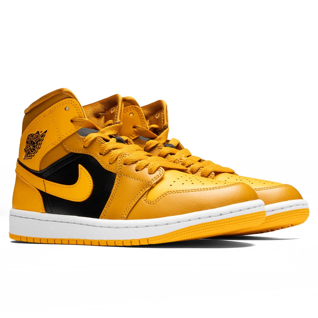 Air Jordan 1 Mid Women's - Chutney/Taxi/Black - Image 2