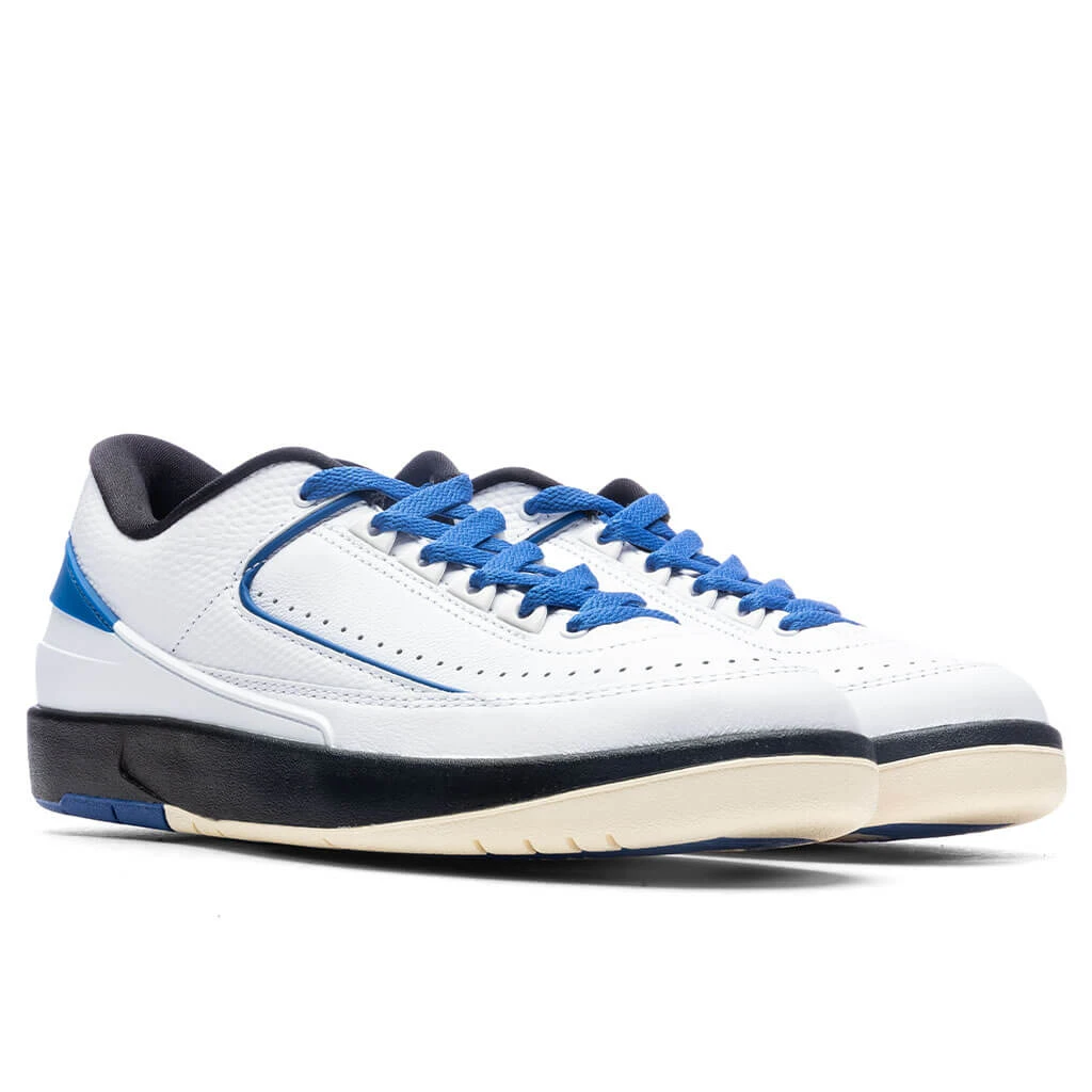 Air Jordan 2 Retro Low Women's Varsity Royal - White/Varsity Royal/Black - Image 2