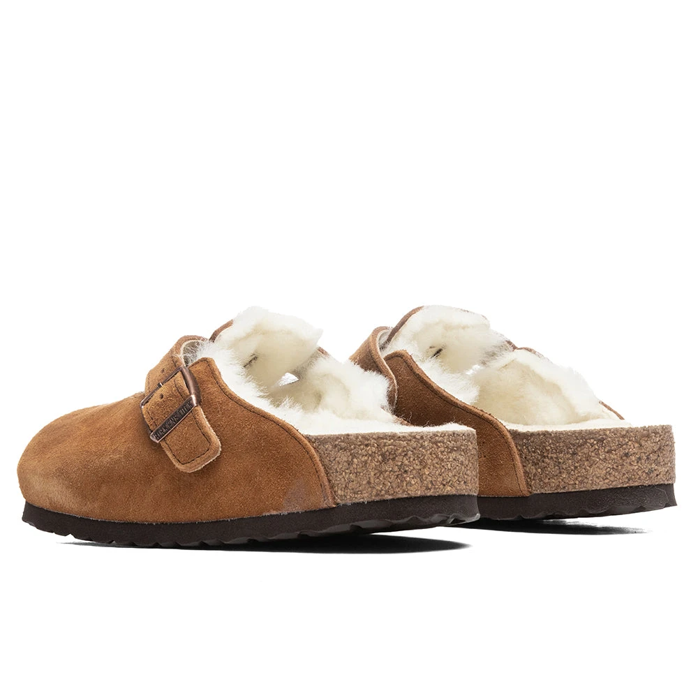 Birkenstock Wide Boston Shearling - Mink - Image 4
