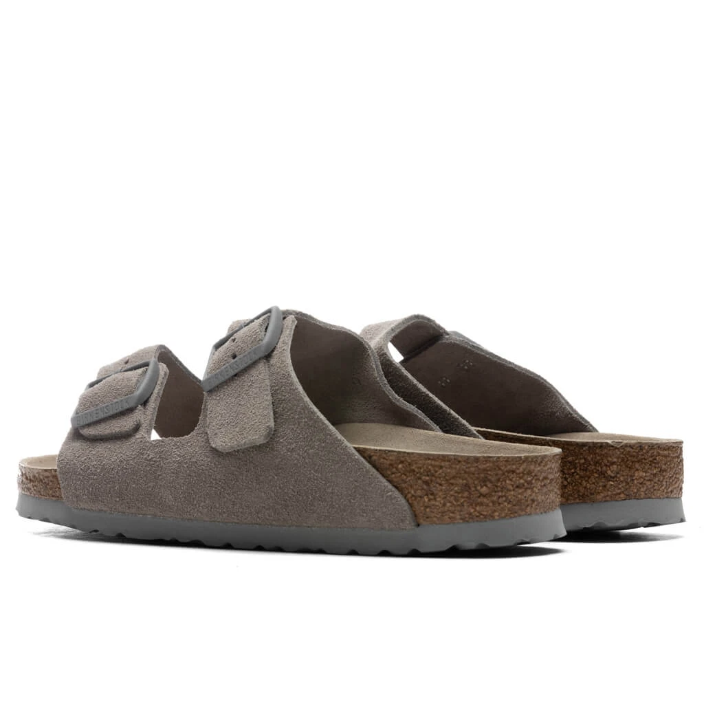 Birkenstock Narrow Arizona Soft Footbed - Stone Coin - Image 3