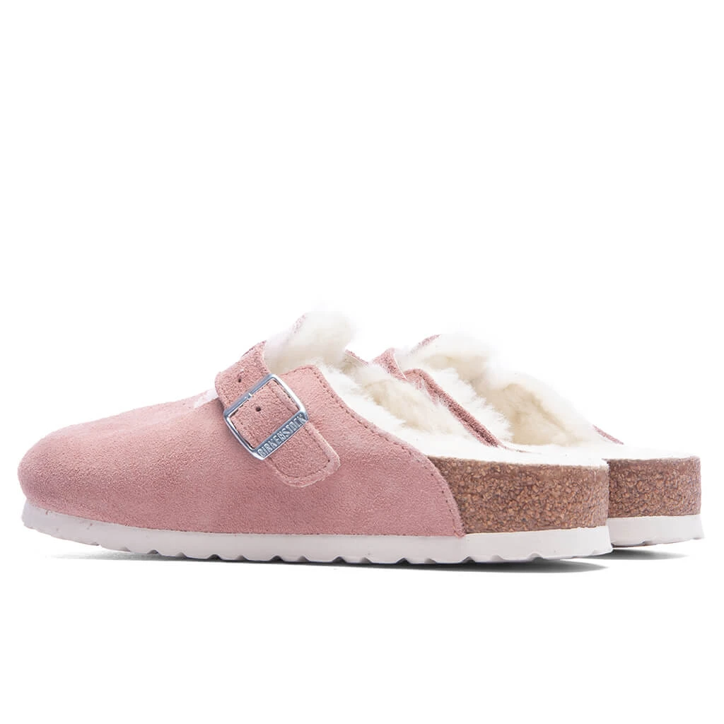 Birkenstock Narrow Boston Shearling - Pink Clay - Image 4