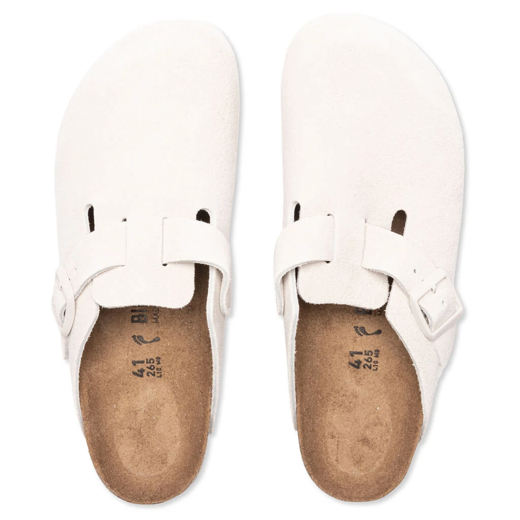 Birkenstock Narrow Boston - Antique White - Image 2
