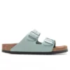 Birkenstock Women's Narrow Arizona Soft Footbed - Faded Aqua