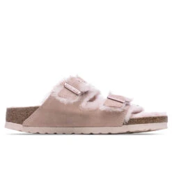 Birkenstock Women's Narrow Arizona Shearling - Light Rose