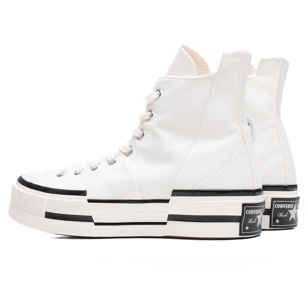 Converse Chuck '70 Hi Plus - Egret/Black/Egret - Image 3