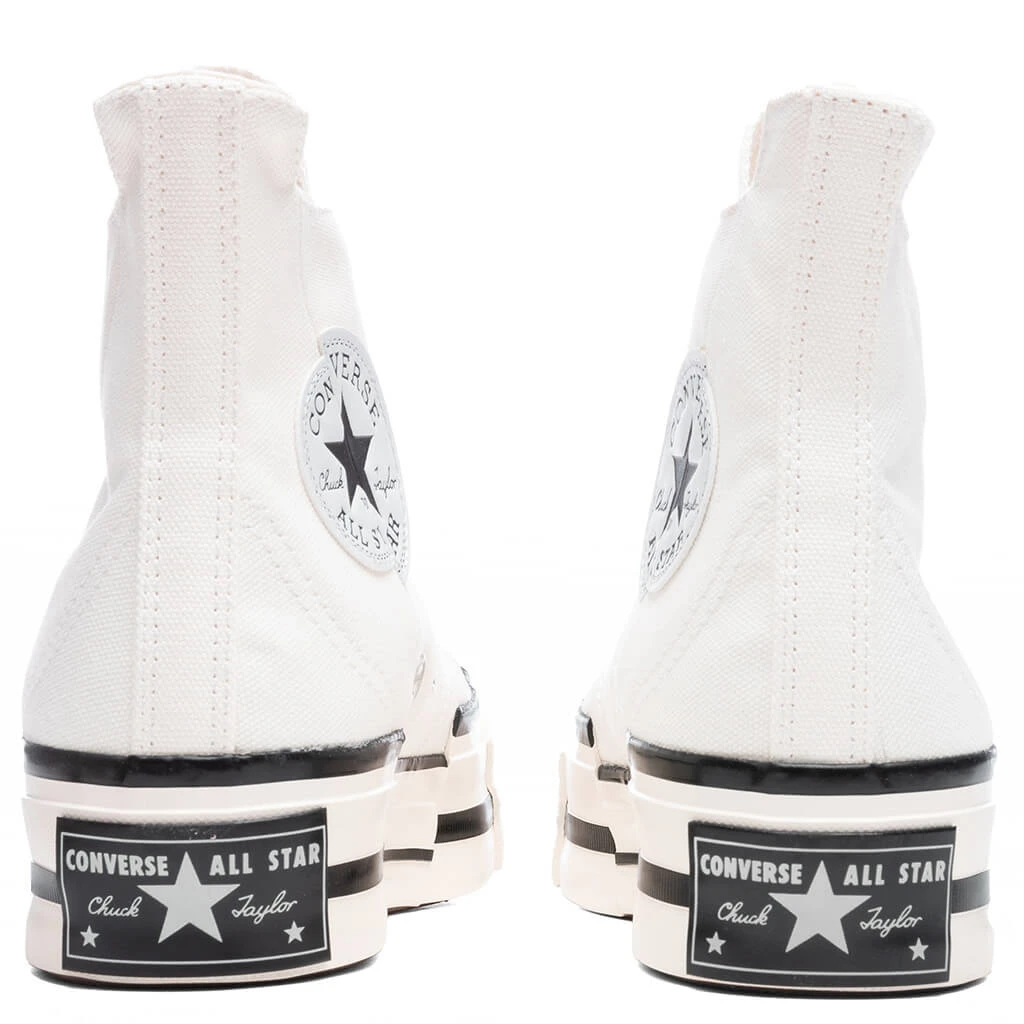 Converse Chuck '70 Hi Plus - Egret/Black/Egret - Image 4