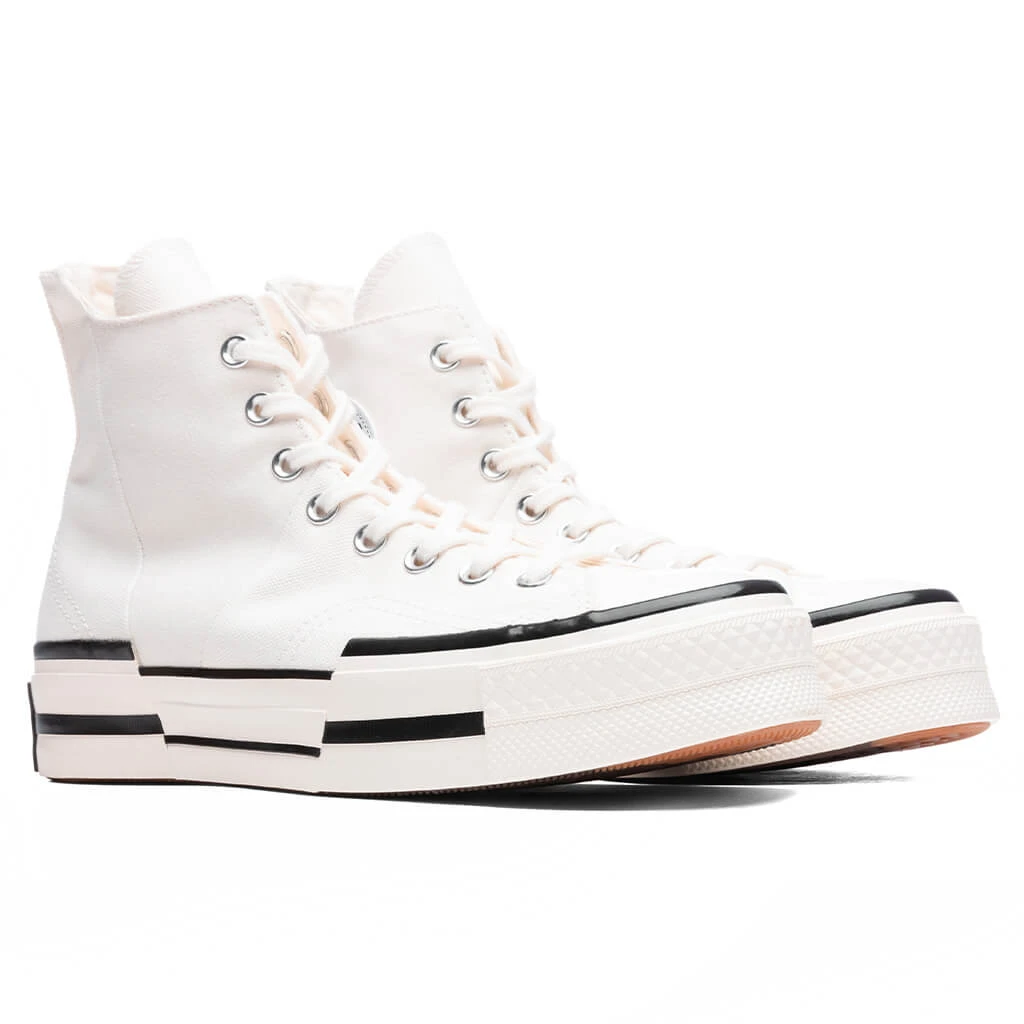 Converse Chuck '70 Hi Plus - Egret/Black/Egret - Image 2