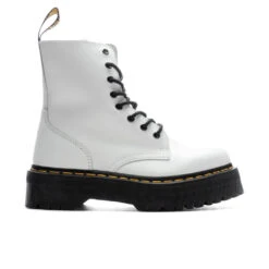 Dr. Martens Air Wair Women's Jadon Polished Smooth Boot - White