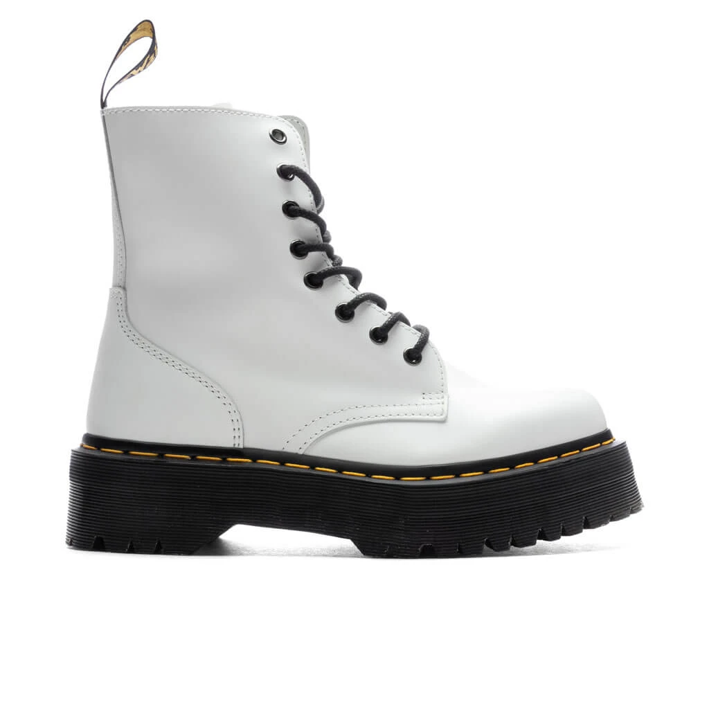 Dr. Martens Air Wair Women's Jadon Polished Smooth Boot - White