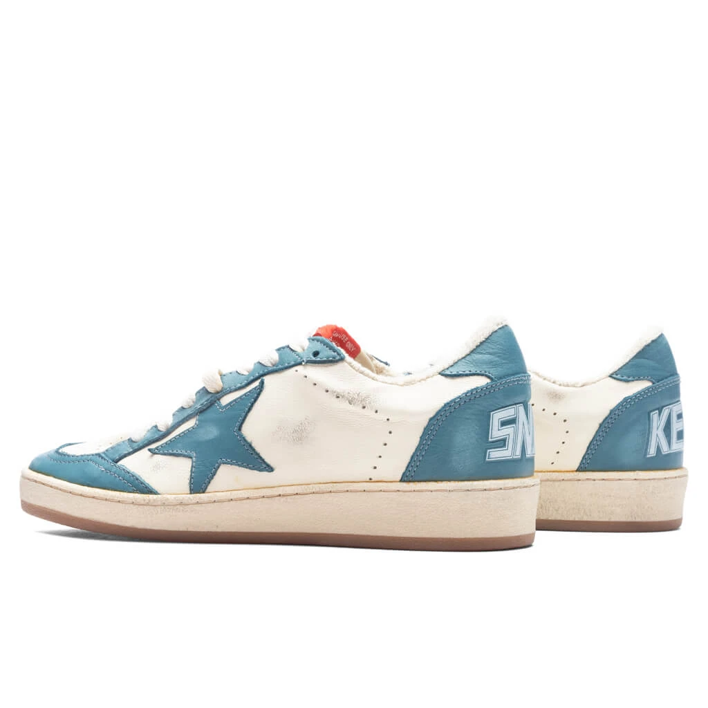 Golden Goose Women's Ball Star Nabuk Star - Petroleum/Dirty White - Image 3