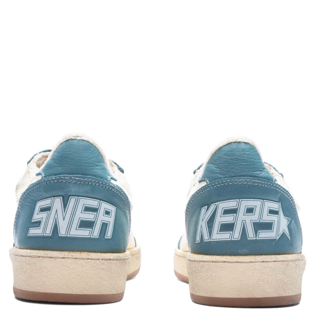 Golden Goose Women's Ball Star Nabuk Star - Petroleum/Dirty White - Image 4
