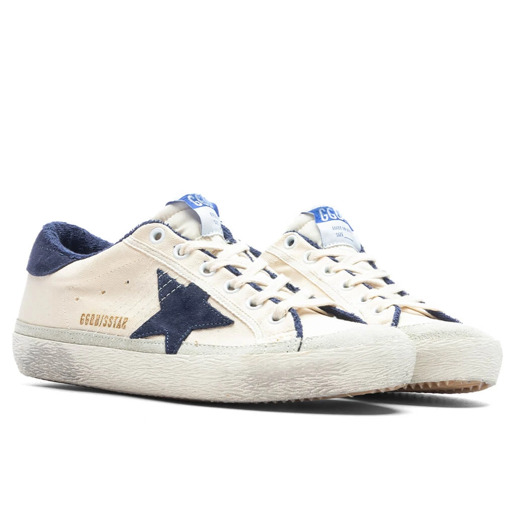 Golden Goose Women's Super Star Suede Star - Cream/Blue - Image 2
