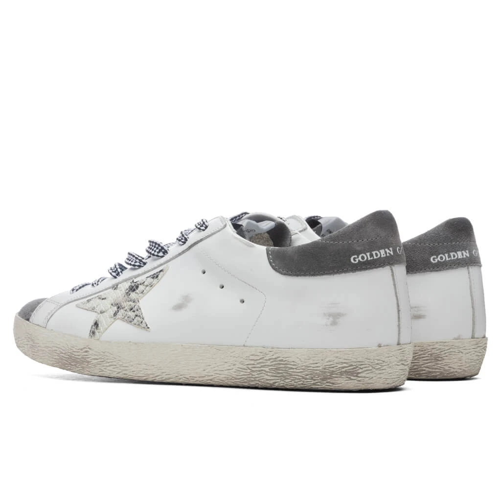 Golden Goose Super-Star Sneakers - White/Grey Asphalt - Image 3