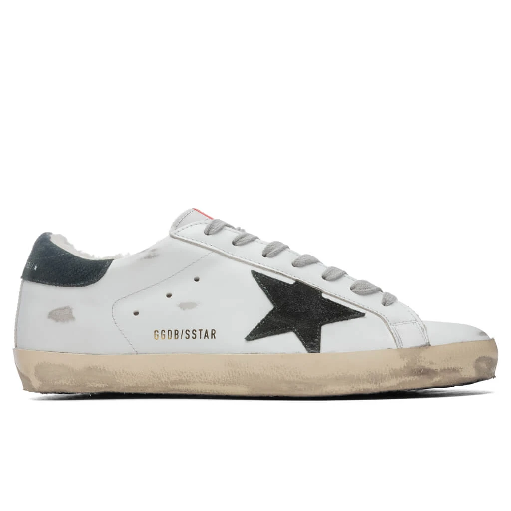 Golden Goose Super-Star Sneakers - White/Military/Natural