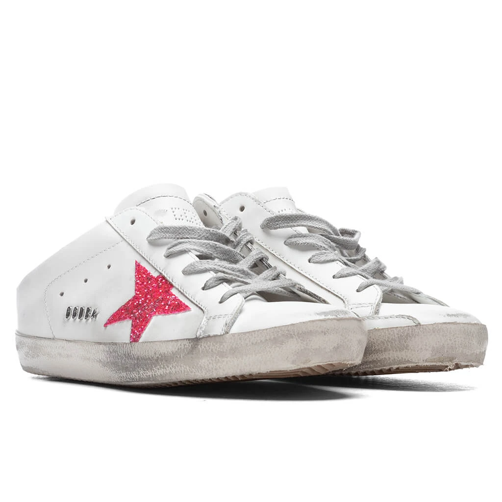 Golden Goose Women's Super-Star Sabot - White/Pink Fluorescent - Image 2