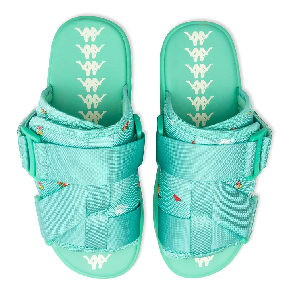 Kappa 222 Banda Degana Sandals - LT Green/Off-White - Image 4
