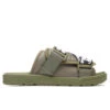 Kappa Authentic JPN Mitel 2 Sandals - Green Olive/White