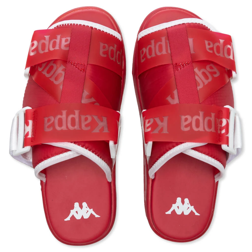 Kappa Authentic Mitel 1 Sandals - Red/White - Image 4