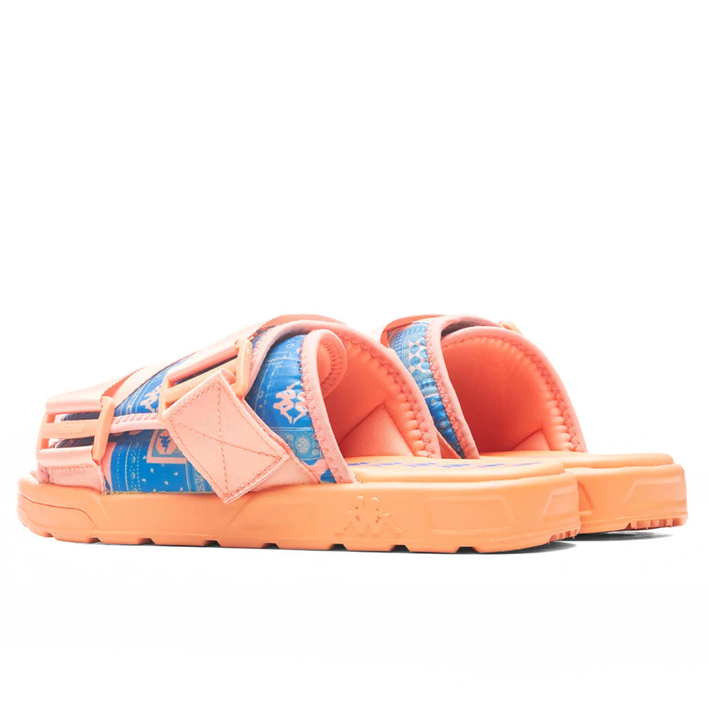 Kappa Authentic Nuuk 1 Sandals - Peach/Blue - Image 4