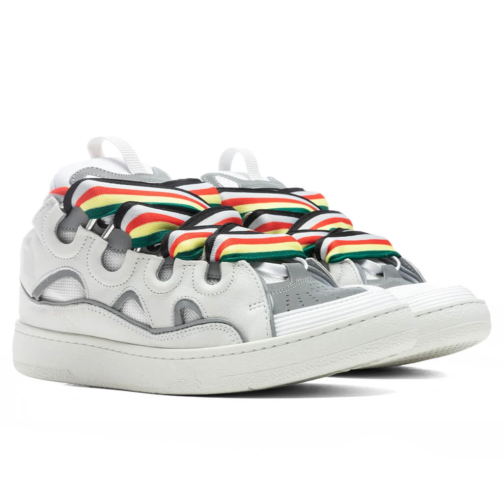 Lanvin Curb Sneakers - Off White/Grey - Image 2