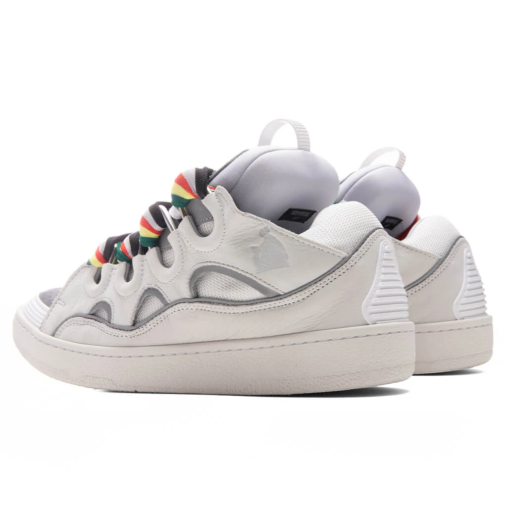Lanvin Curb Sneakers - Off White/Grey - Image 3
