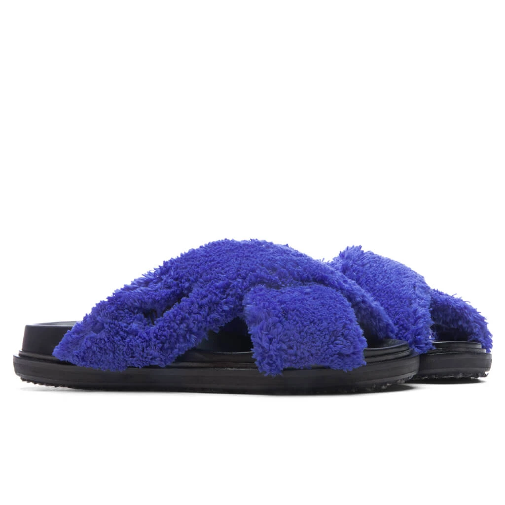 Marni Fussbett Slide Sandal - Royal - Image 2