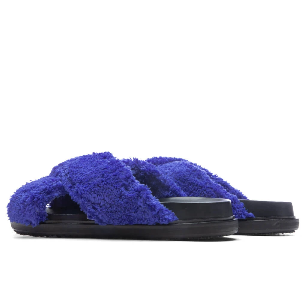 Marni Fussbett Slide Sandal - Royal - Image 3