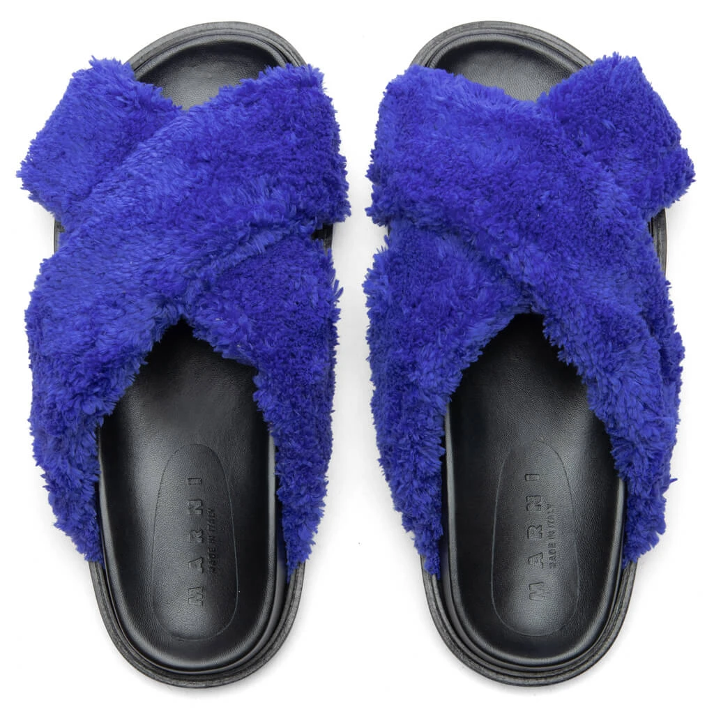 Marni Fussbett Slide Sandal - Royal - Image 4