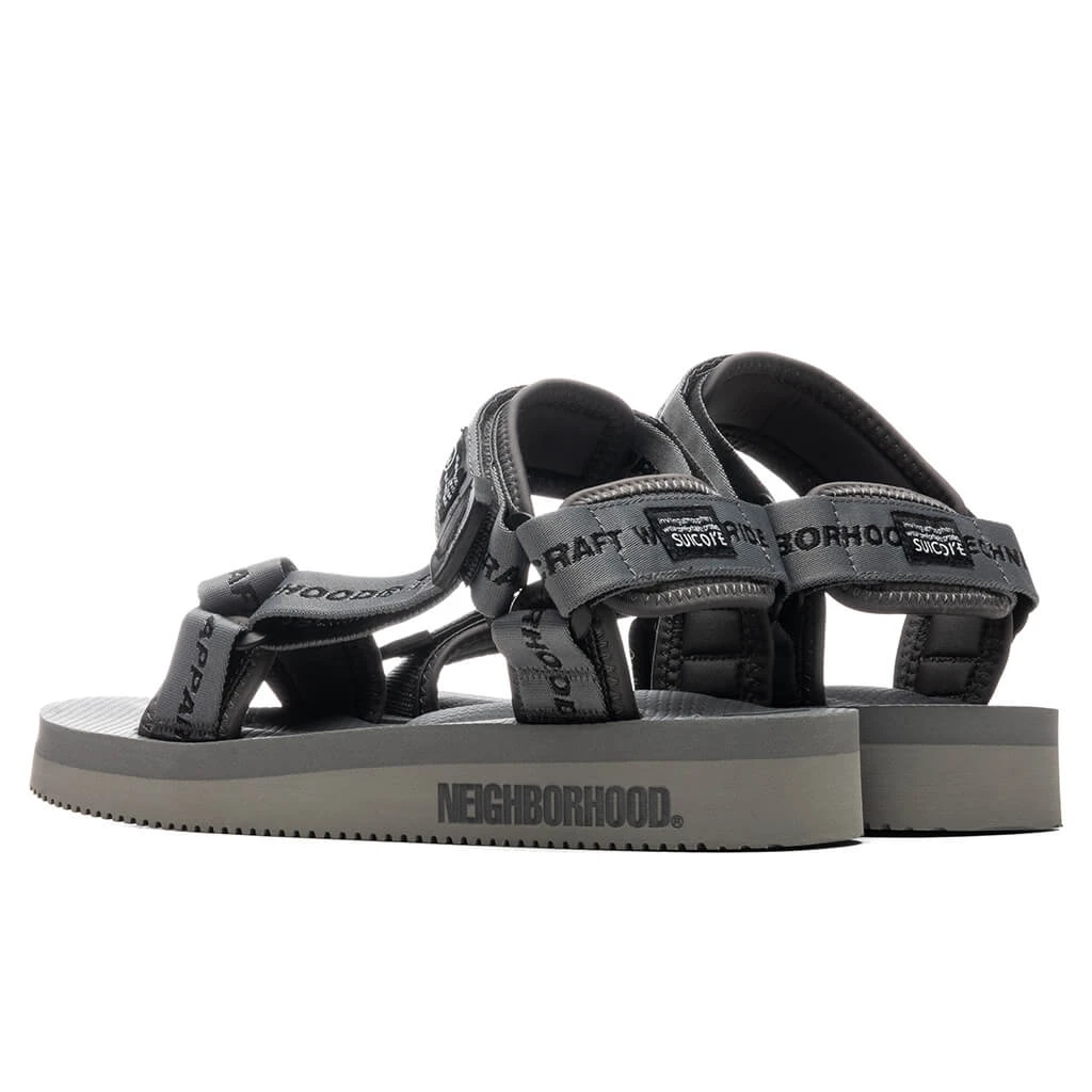 Neighborhood X Suicoke SI . OG-022V2 NR-Sandal - Grey - Image 3