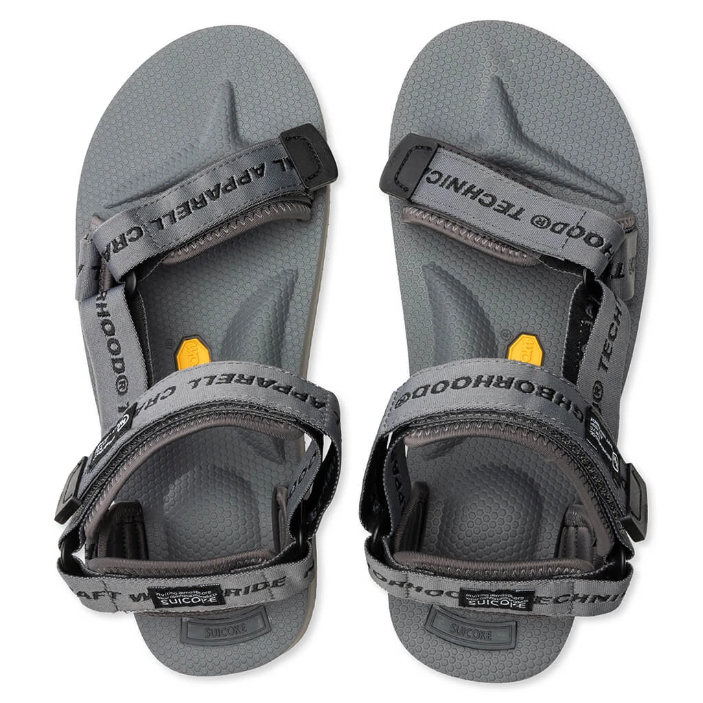 Neighborhood X Suicoke SI . OG-022V2 NR-Sandal - Grey - Image 4