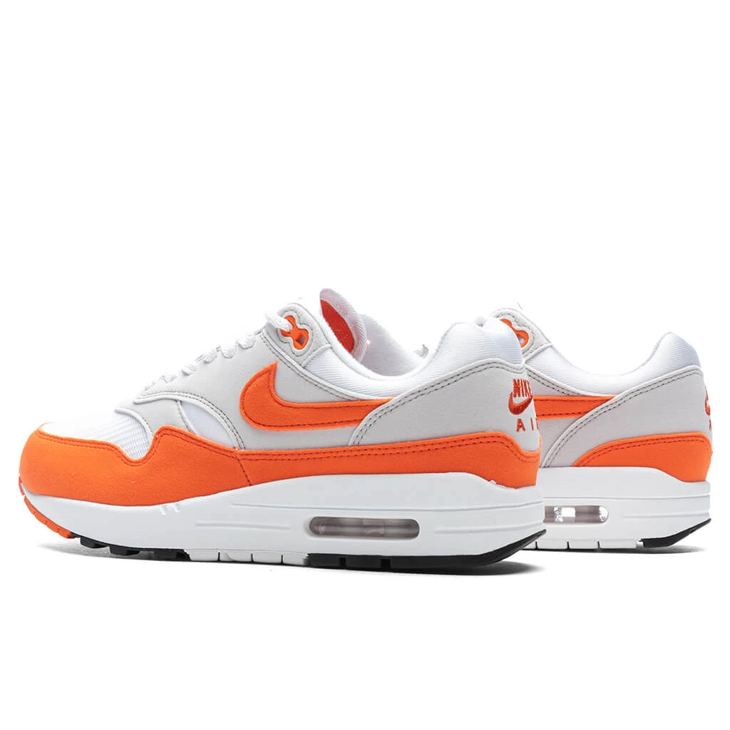 Nike Women's Air Max 1 '87 'Safety Orange' - Neutral Grey/Safety Orange/White - Image 3