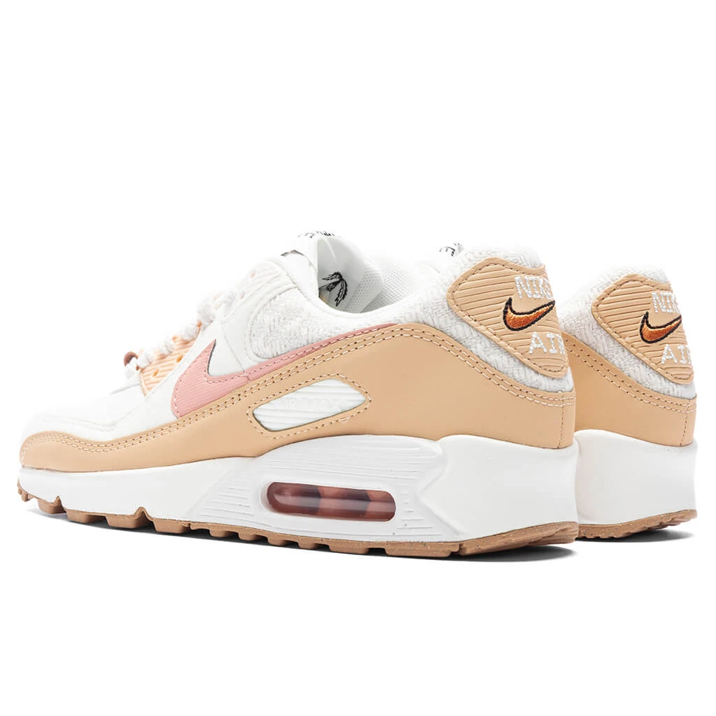 Nike Air Max 90 SE Women’s - Sail/Arctic Orange/Phantom/Onyx - Image 3