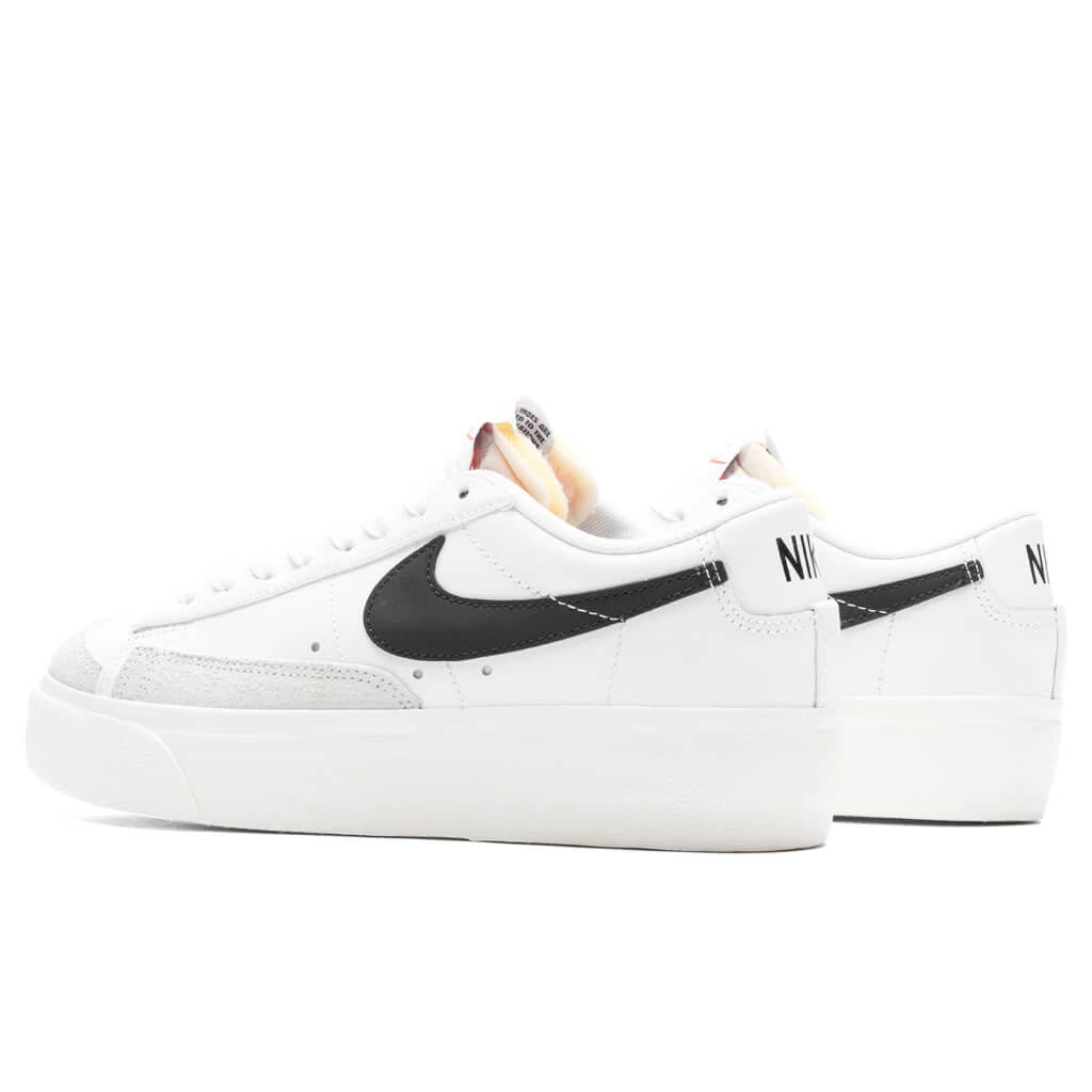 Nike Women's Blazer Low Platform - White/Black/Sail - Image 3