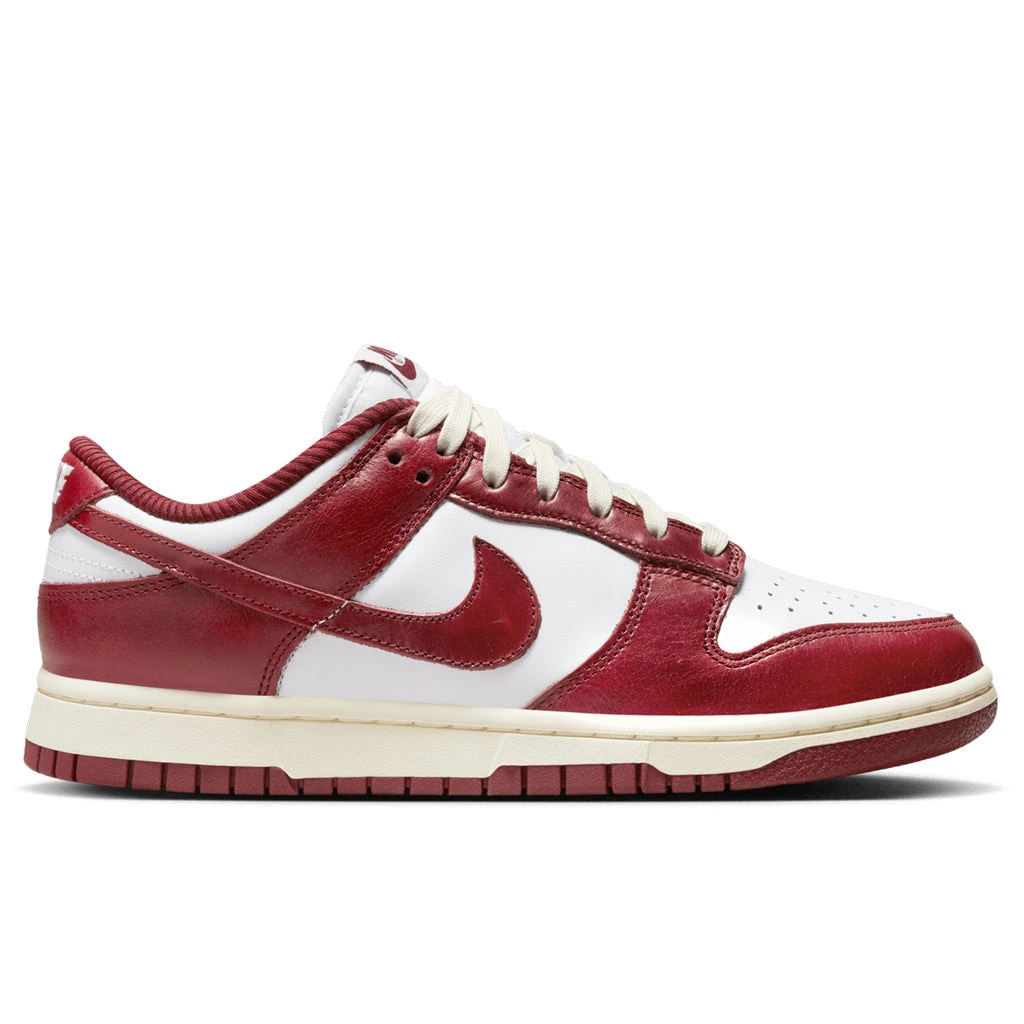 Nike Dunk Low Premium Women's Team Red And White - White/Team Red/Coconut Milk