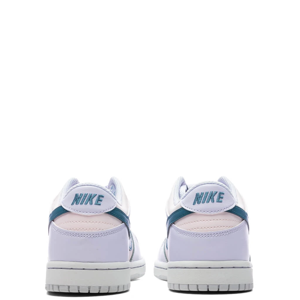 Nike Dunk Low (PS) - Football Grey/Mineral Teal/Pearl Pink - Image 4