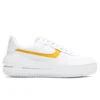 Nike Women's Air Force 1 PLT.AF.ORM - White/Yellow Ochre/Summit White