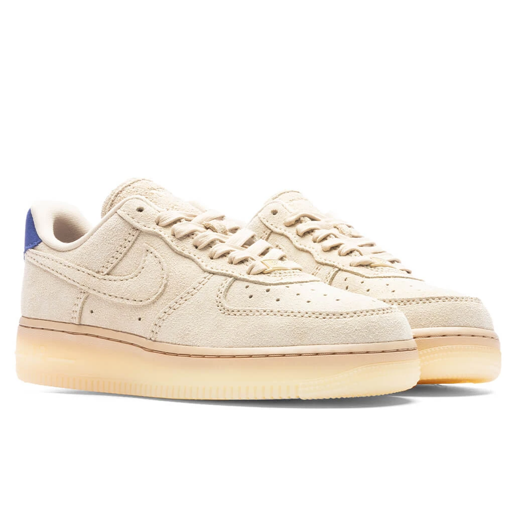 Nike Women's Air Force 1 '07 LX - Grain/Grain/Deep Royal Blue - Image 2