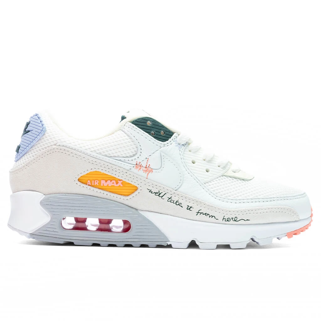 Nike Air Max 90 Women's - Summit White/Pro Green