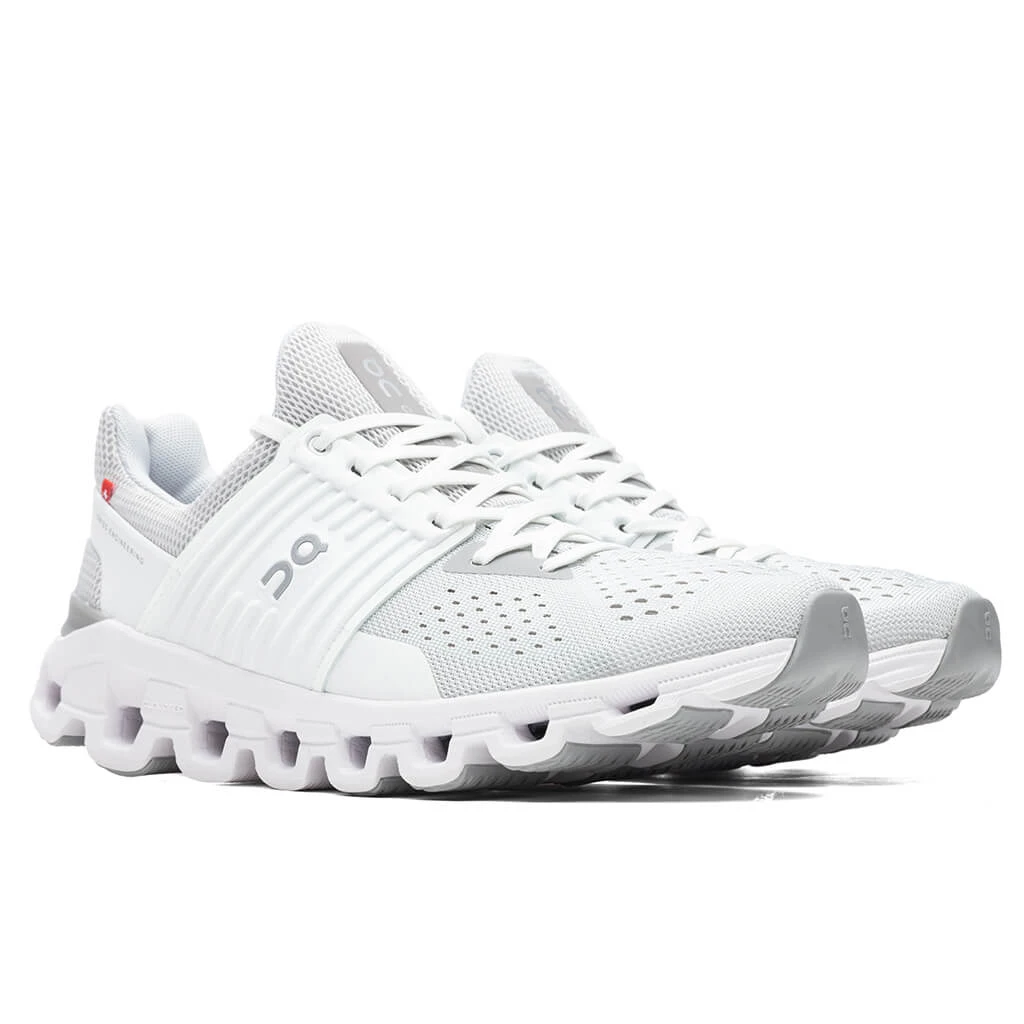 On Women's Cloudswift - Glacier/White - Image 2