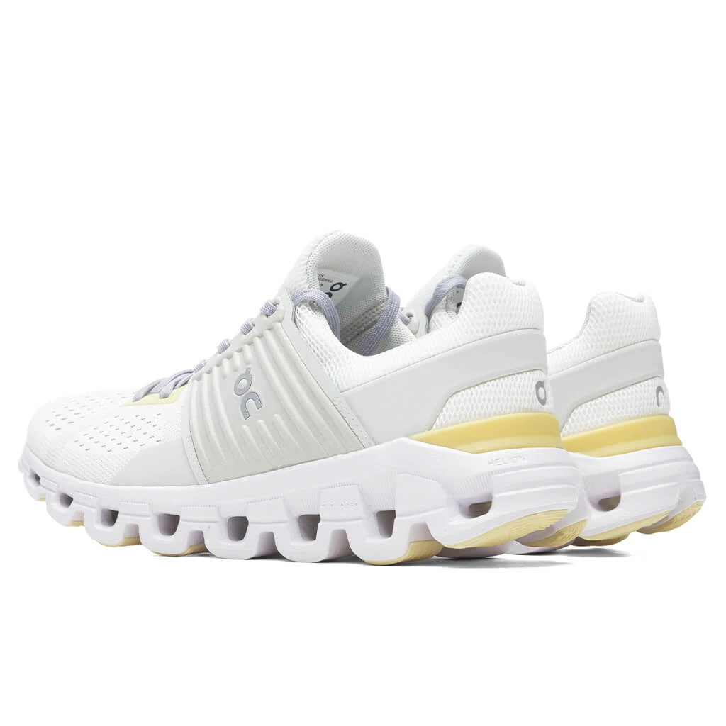 On Women's Cloudswift - White/Limelight - Image 3