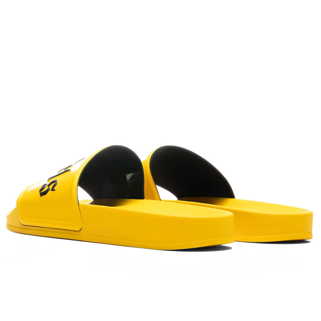 Palm Angels Pool Slide - Yellow/Black - Image 4