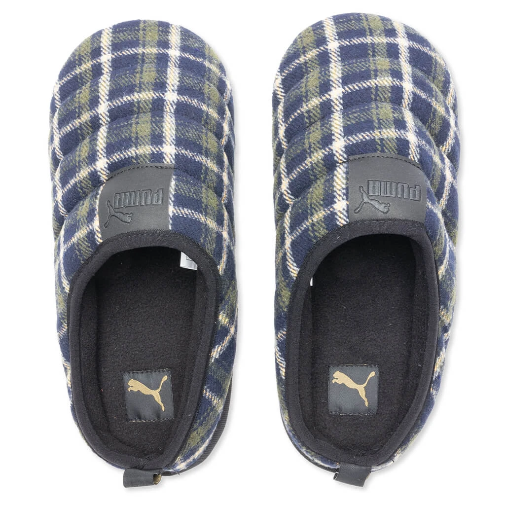 Puma Scuff Flannel Slippers - Green - Image 2