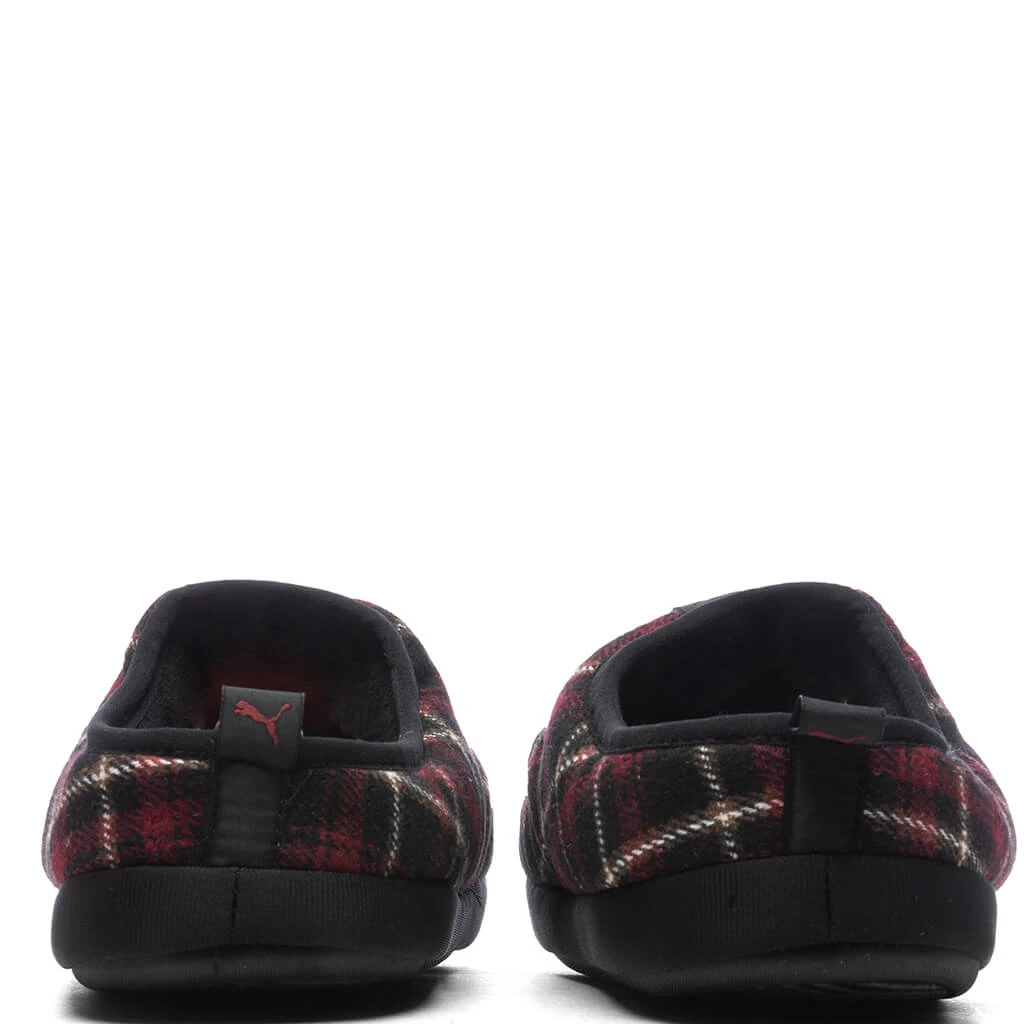 Puma Scuff Flannel Slippers - Red - Image 4