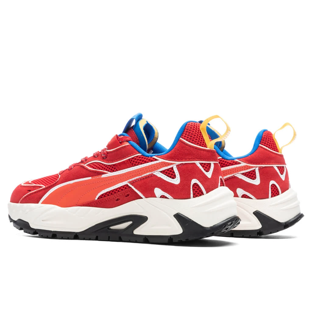 Puma X Joshua Vides Ferrari RS Track - Rosso Corsa/Frosted Ivory - Image 3