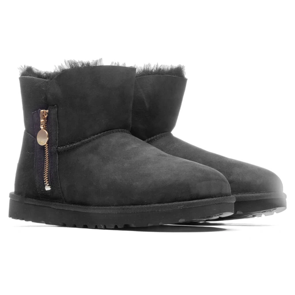 Ugg Women's Bailey Zip Mini Boot - Black - Image 2